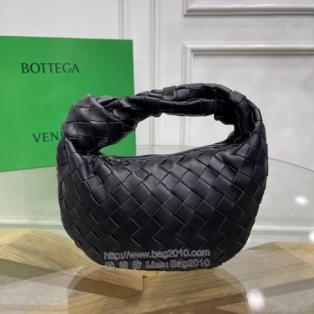 Bottega veneta高端女包 98080小號 寶緹嘉最新編織打結圓形hobo包 BVjodie新版本2代羊皮手工編織手腕包  gxz1373